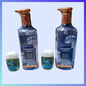 TURQUOISE WATERS GEL HAND SOAP & SANITIZER BY BATH & BODY WORKS